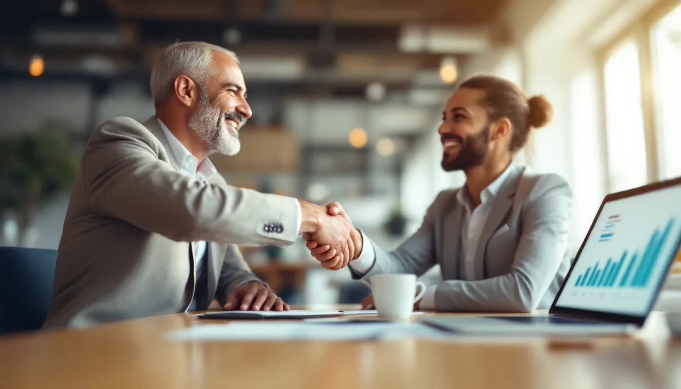Financial advisor meeting with client to discuss retirement planning strategy