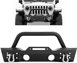 ECOTRIC stubby front bumper for Jeep JK with fog light housing